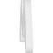 Ekena Millwork Pitch Midway Architectural Grade PVC Gable Pediment, 60"W x 15"H x 1"P (6/12) GPP060X015X100MID - alternate 2